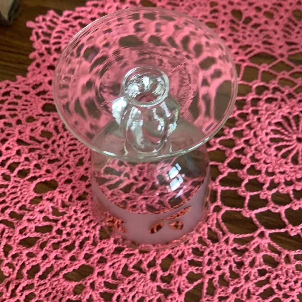 Gold Leaf Wine Glass vintage 626 - Picture 4 of 4